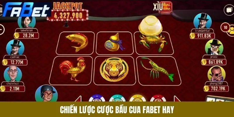 Chiến lược cược bầu cua Fabet hay